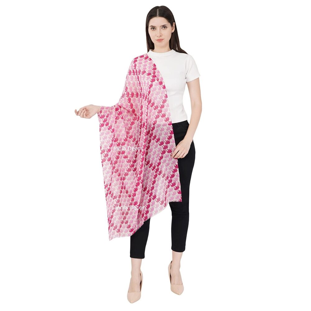7988 India Decor Unisex Light Weight Soft Cashmere Wrap Scarf